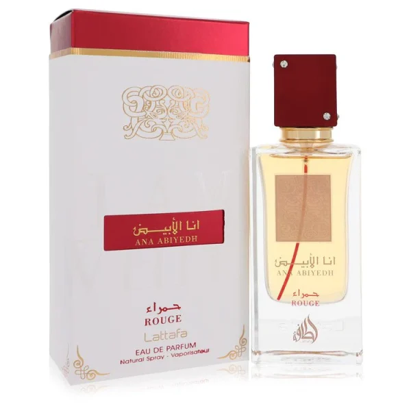 Lattafa Ana Abiyedh Rouge 2.04 Oz Eau de Parfum
