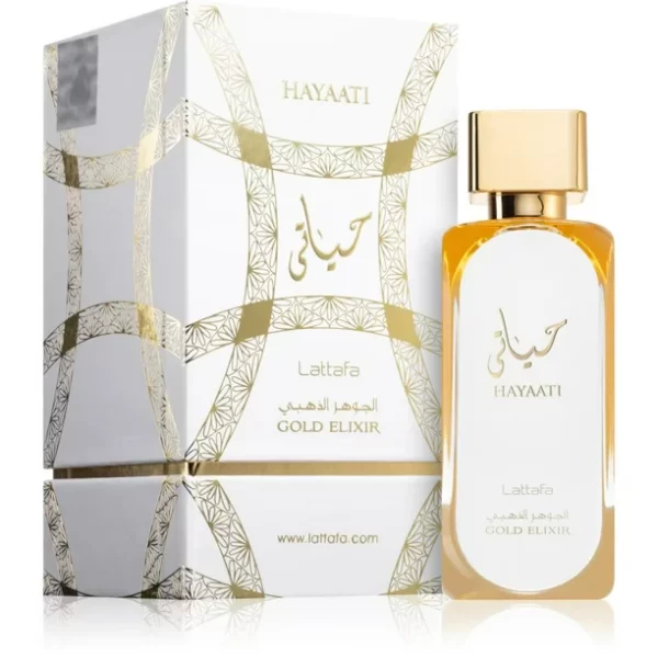 Perfumes for Wholesale – Hayaati Gold Elixir by Lattafa EDP – Wholesale 3.4 Oz.