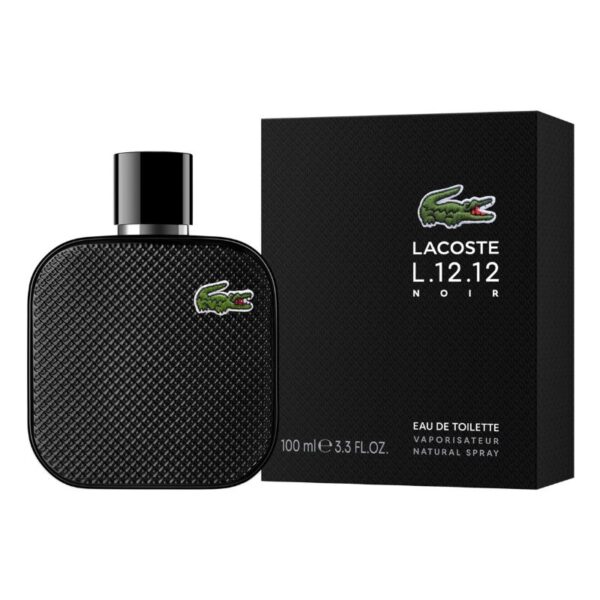 Lacoste L.12.12 Noir for Men 3.3 Oz Eau De Toilette