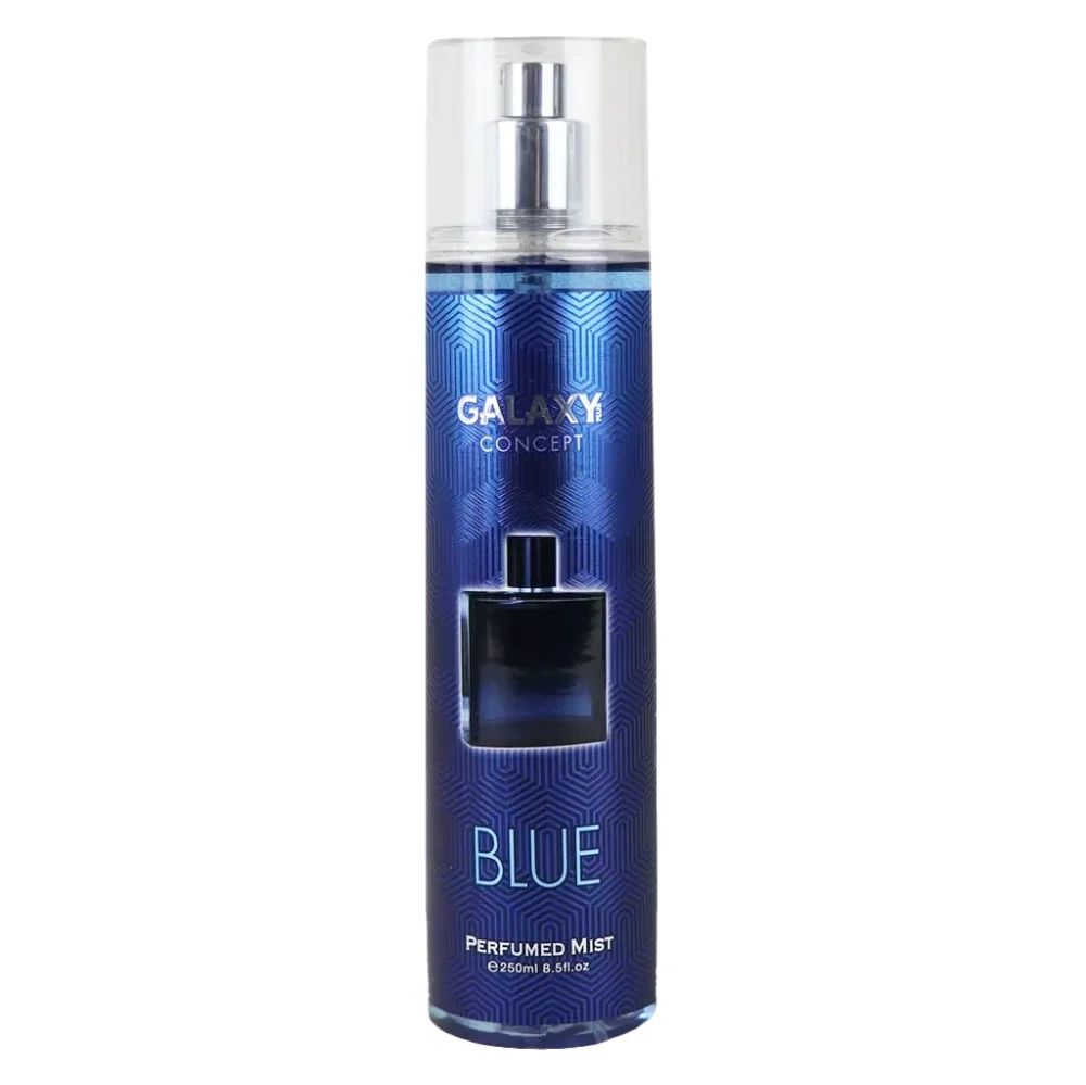 Galaxy Plus Concept Perfumed Mist "Blue" for Men 250ml (12 Pieces)