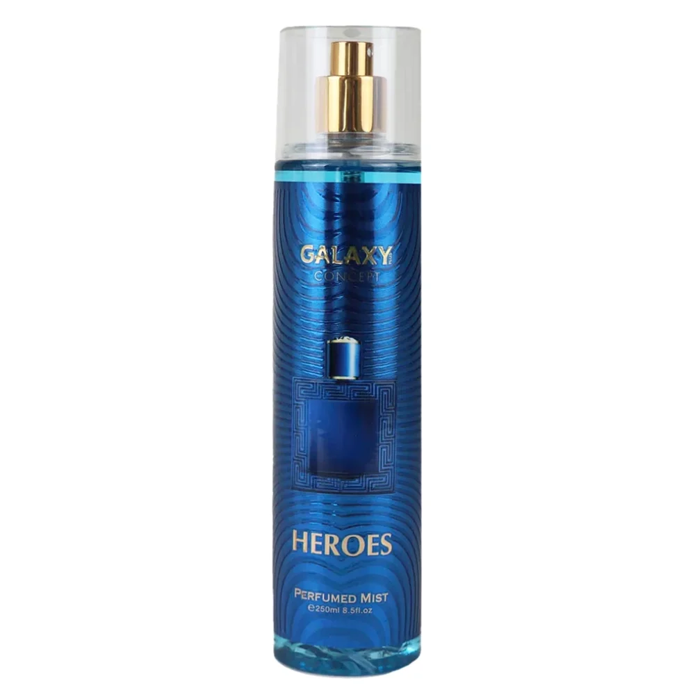 Galaxy Plus Concept Perfumed Mist "Heroes" for Men 250ml (12 Pieces)