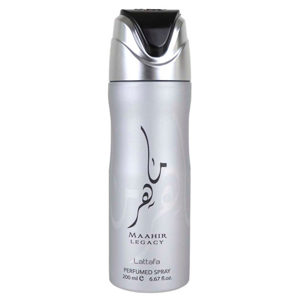 Lattafa Maahir Legacy Men Perfumed Body Spray 200ml (12 Pieces)