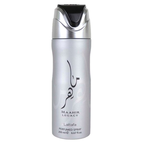 Lattafa Maahir Legacy Men Perfumed Body Spray 200ml (12 Pieces)