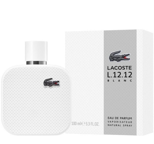 Lacoste L.12.12 Blanc for Men 3.3 Oz Eau de Parfum