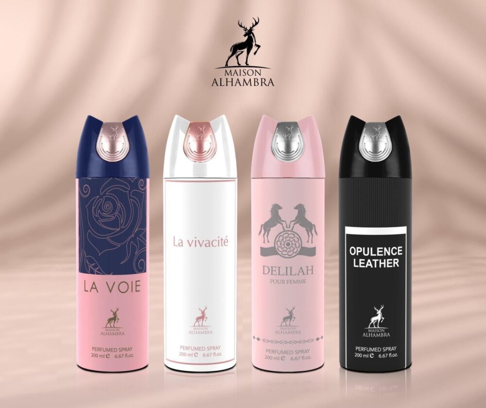 Box of 96 Pieces | Maison Alhambra Perfumed Body Sprays for Men/Women 200ml Wholesale - Image 3