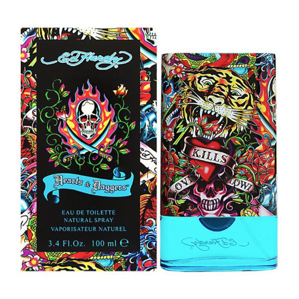 Ed Hardy Hearts & Daggers For Men 3.4 Oz Eau De Toilette