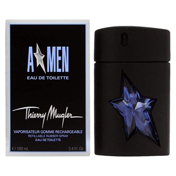 Thierry Mugler Angel A-Men Men 3.4 Oz Eau De Toilette Refillable