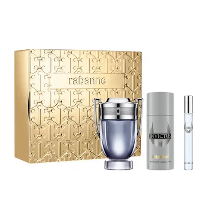 Paco Rabanne Invictus Gift Set for Men (3 Pieces)