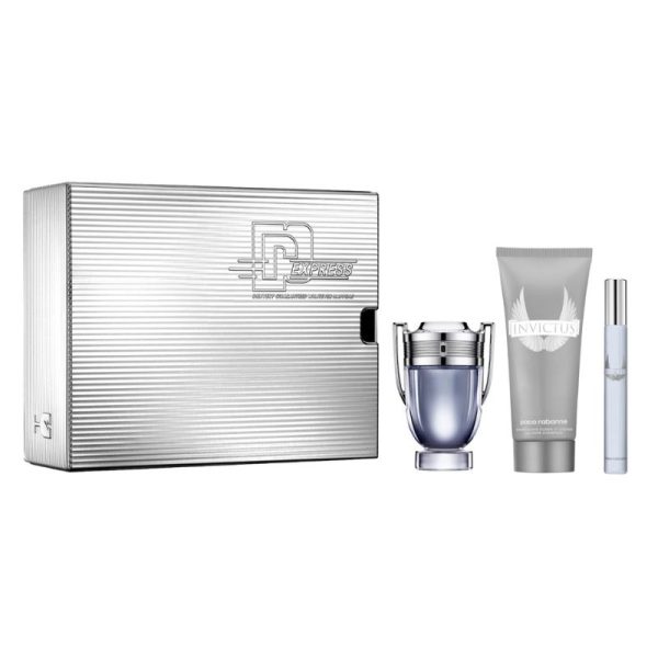 Paco Rabanne Invictus Gift Set for Men (3 Pieces)
