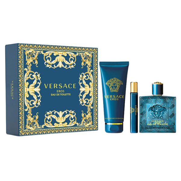 Versace Eros Gift Set (3 Pieces)