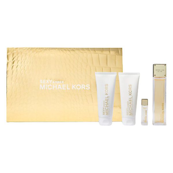 Michael Kors Sexy Amber Gift Set (4 Pieces)