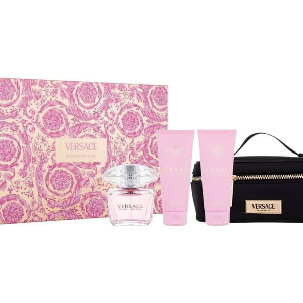 Versace Bright Crystal Gift Set for Women (4 Pieces)