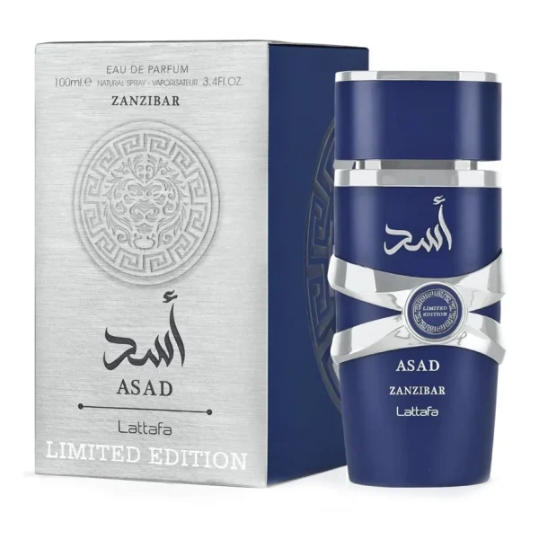 Lattafa Asad Zanzibar Limited Edition 3.4 Oz Eau de Parfum