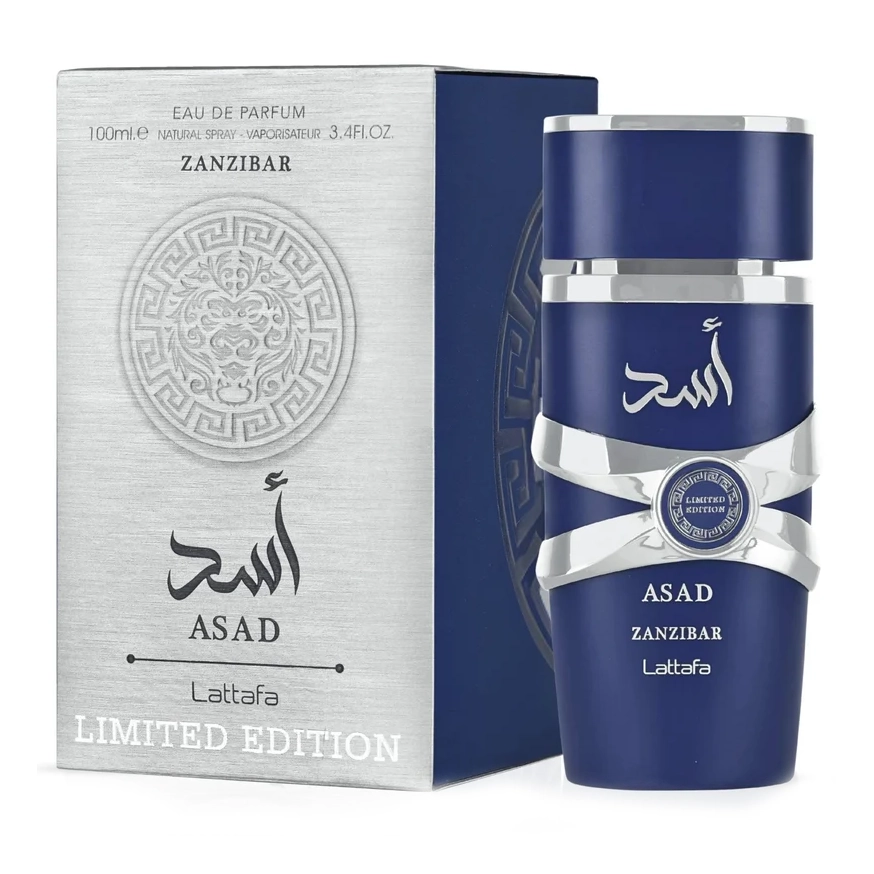 Lattafa Asad Zanzibar Limited Edition 3.4 Oz Eau de Parfum